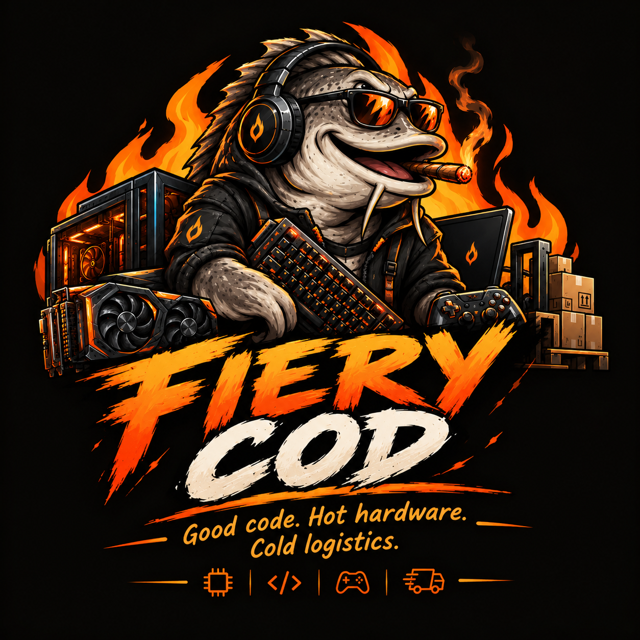 Fiery Cod logo